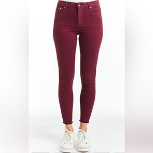 Jordache Women's Burgundy Skinny Jeans